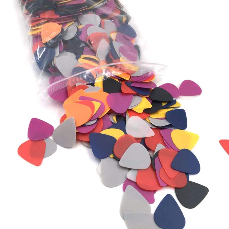 lasenersm 50 Pieces Multicolor Guitar Picks Premium Plastic Guitar Picks for Acoustic Electric Guitars Bass or Ukulele(Thickness 0.75 mm) - Image 3
